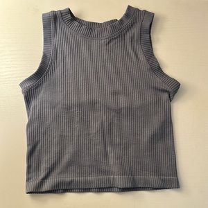 AURA dark blue crop top size M/L